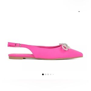 BCBGeneration Fuscsia Pink Neo Kristin Flats size 10 SOLD Out